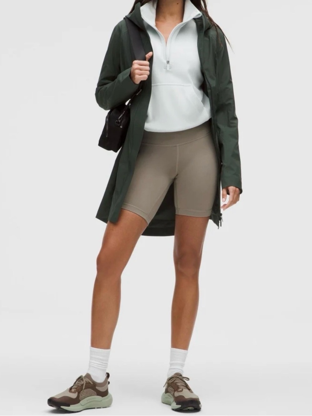 lululemon athletica Rain Rebel Jacket in Rainforest Green